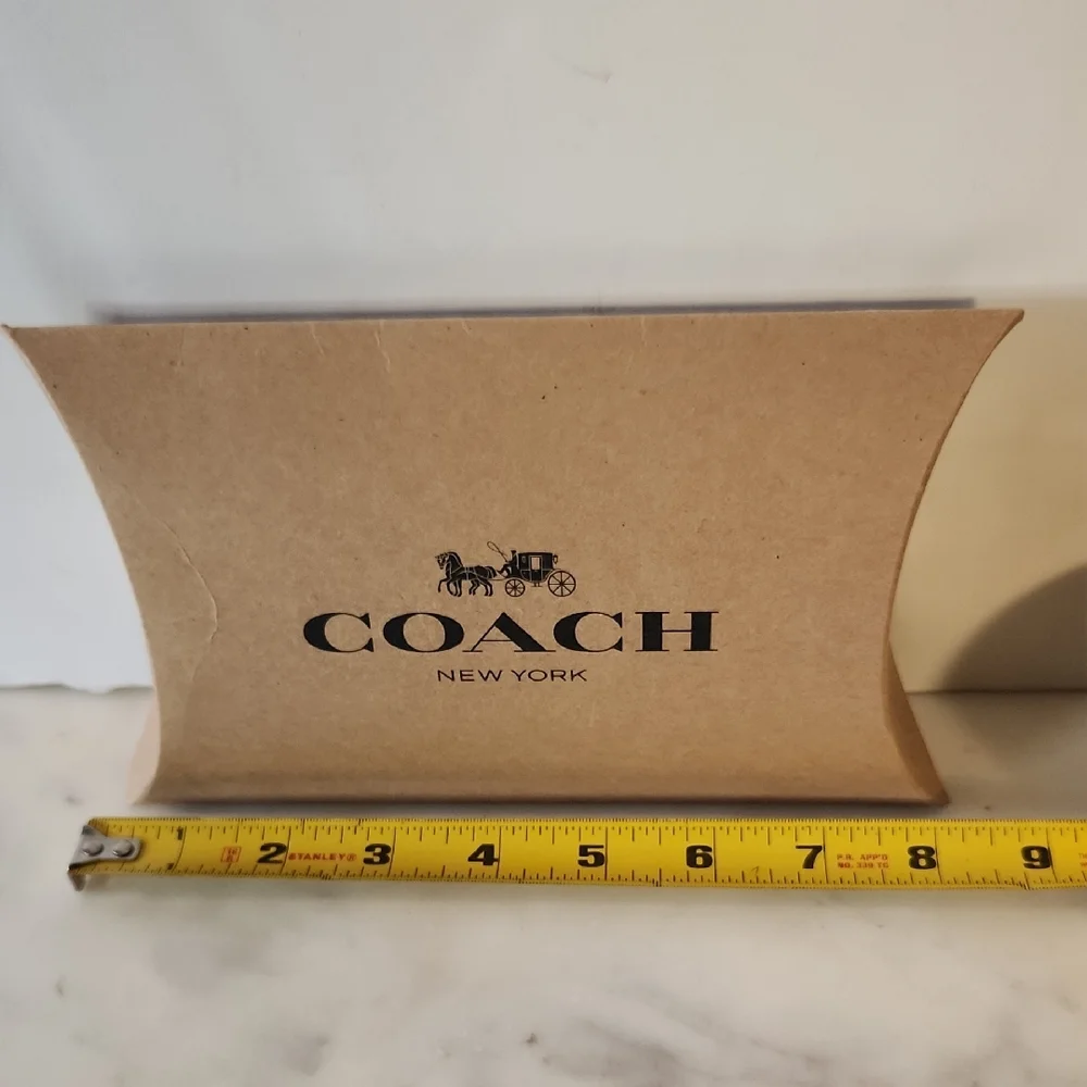 Coach Tan Pillow Gift Box NEW